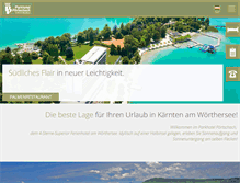 Tablet Screenshot of parkhotel-poertschach.at